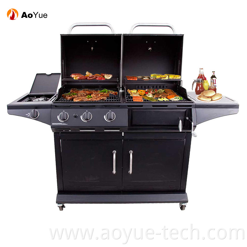 opane and Charcoal Combo Grill